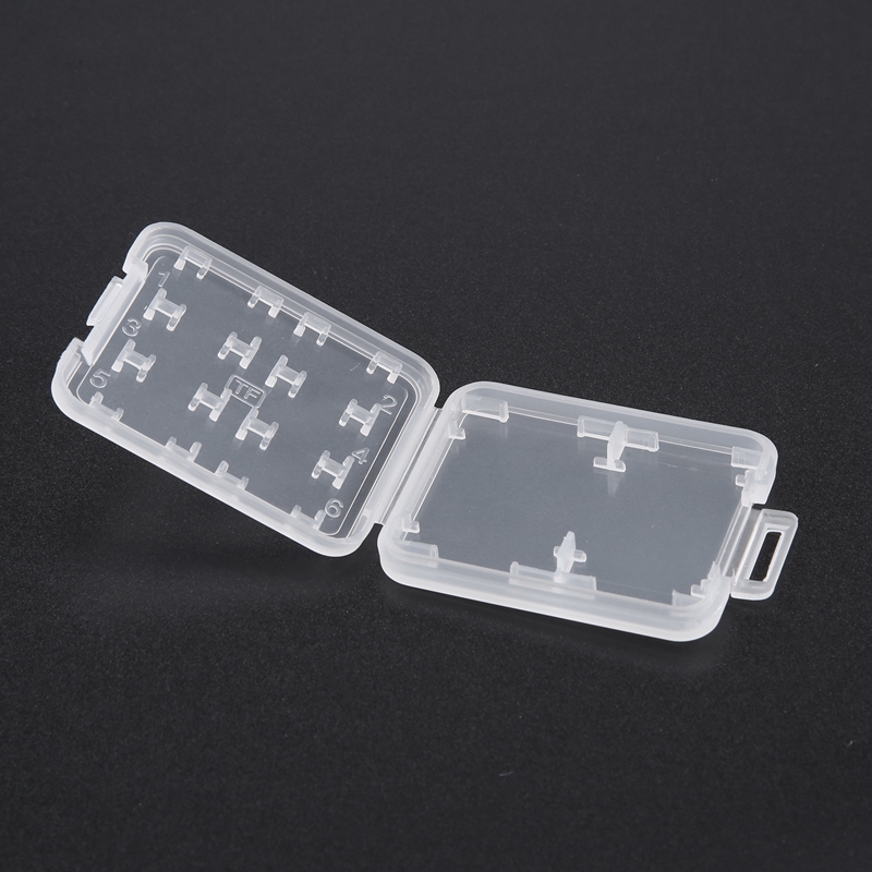 Oito em um plástico Micro SD SDHC TF MS cartão de memória armazenamento caixa protetor titular