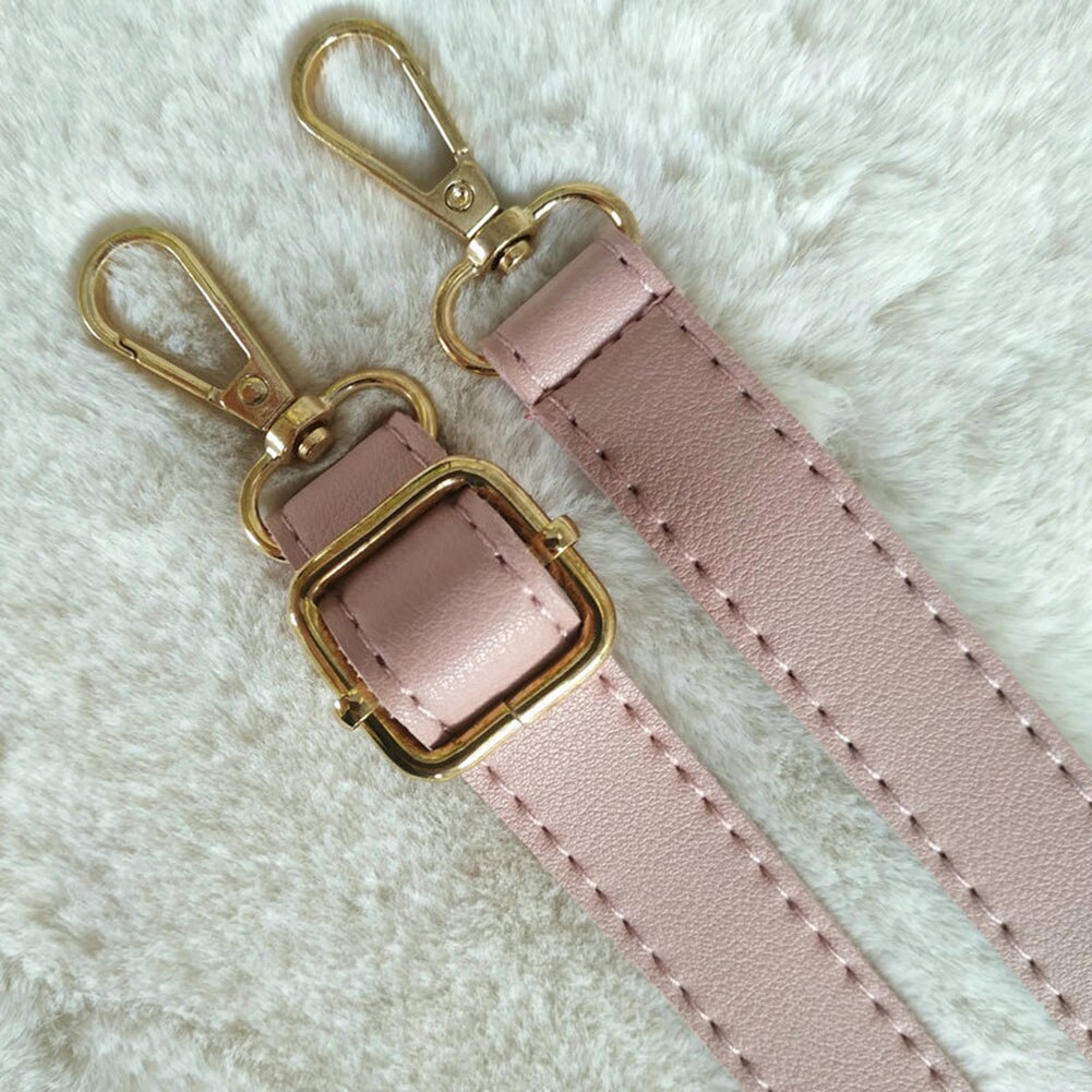 180cm Long PU Leather Shoulder Bag Strap O bag Handles DIY Replacement Purse Handle for Handbag Belts Strap Bag Accessories: Pink