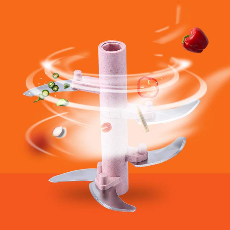 Huishoudelijke Hand-Held Vleesmolen Ei Mixer Cutter Groente Sectie Machine Voor Keuken Hakken Tool