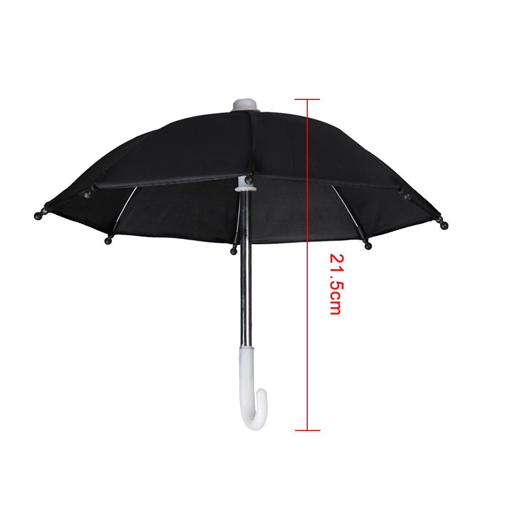 Neue Stil Bunte Kunststoff Mini Regenschirm Regen Getriebe Spielzeug Regenschirm Baby Spielzeug Mädchen Puppe Verschönerung Puppe Kleidung Dekoration