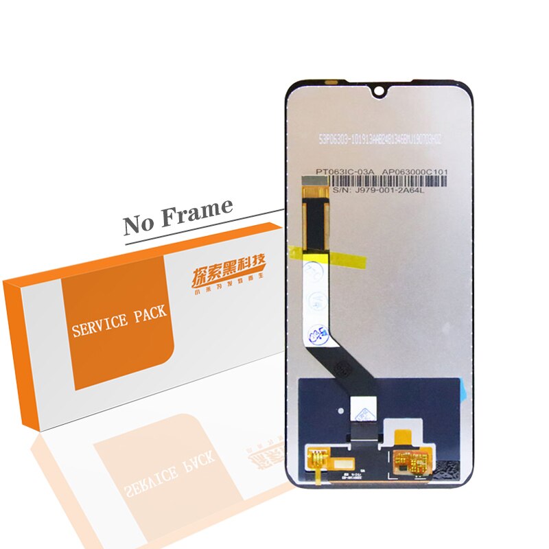 6.3“Display for Xiaomi Redmi Note 7 Display LCD for Xiaomi Redmi Note 7 Pro display Touch Screen Digitizer Assembly Repair Part: Black no frame