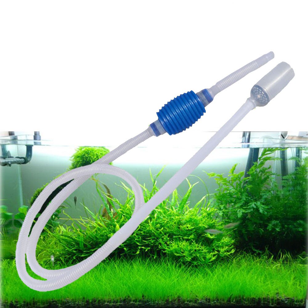 Aquarium Fish Tank Vacuum Gravel Water Filter Cleaner Siphon Pomp Handleiding Schoner Pomp Veilig Vacuüm Schoon Aquarium Accessoires