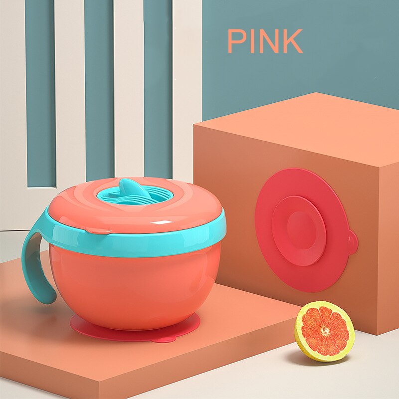 Rilli Assiette à Ventouse En Acier Inoxydable Pour Bébé - Vaisselle Antidérapante Thermique