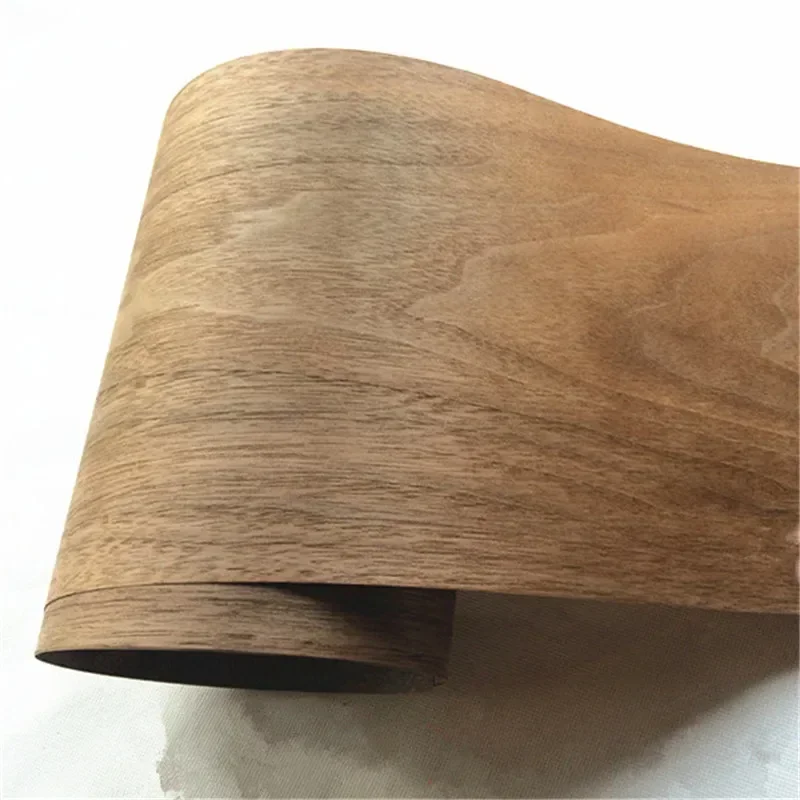 1 rol 250cm natuurlijke zwarte walnootfineer dunne handgemaakte doe-het-zelf massief houten decoratieve panelen luidsprekerrenovatie