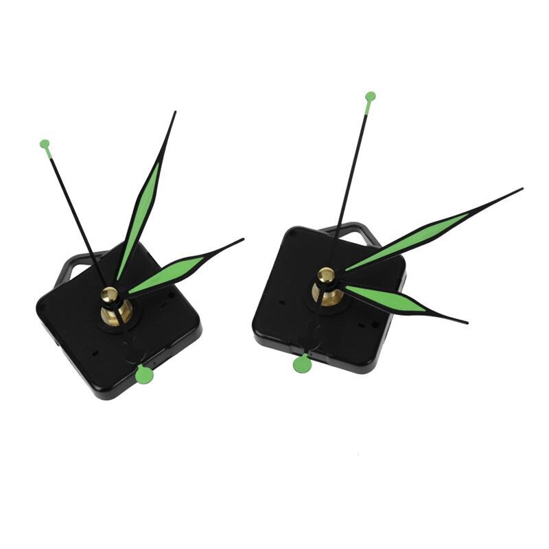 2 stücke Leucht Hände DIY Quarz Uhr Spindel Bewegung Mechanismus Reparatur Tool Kit