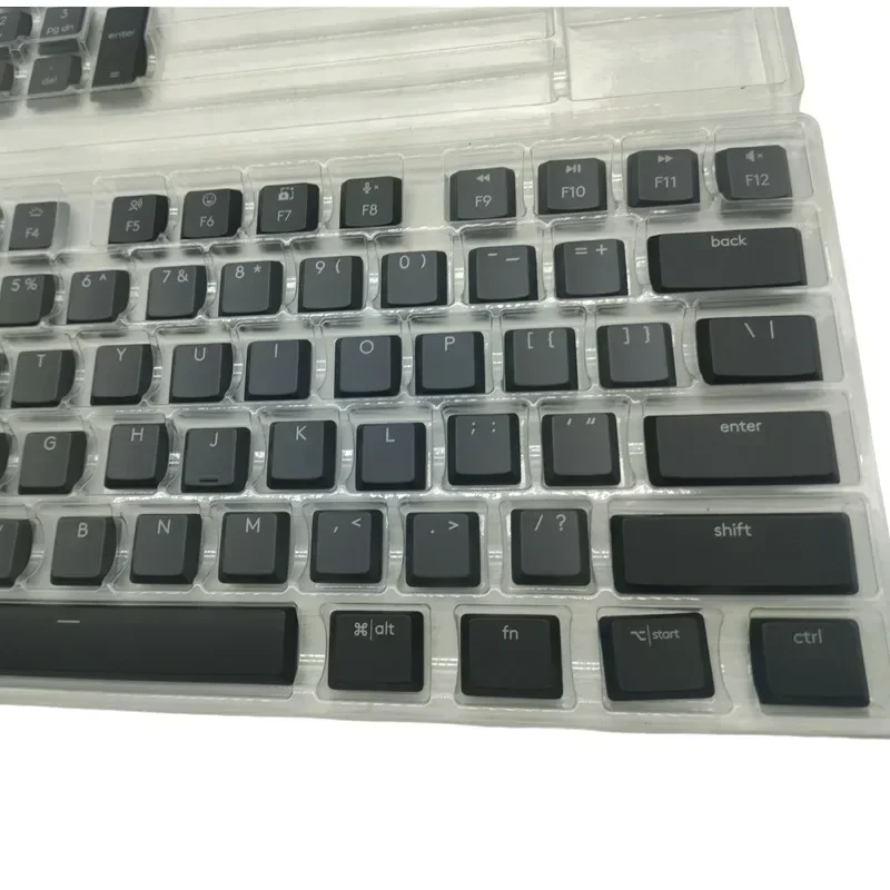 SINGLE REPLACEMENT KEYCAPS For Logitech MX Mechanical KEYBOARD 110KEYS Graphite ash