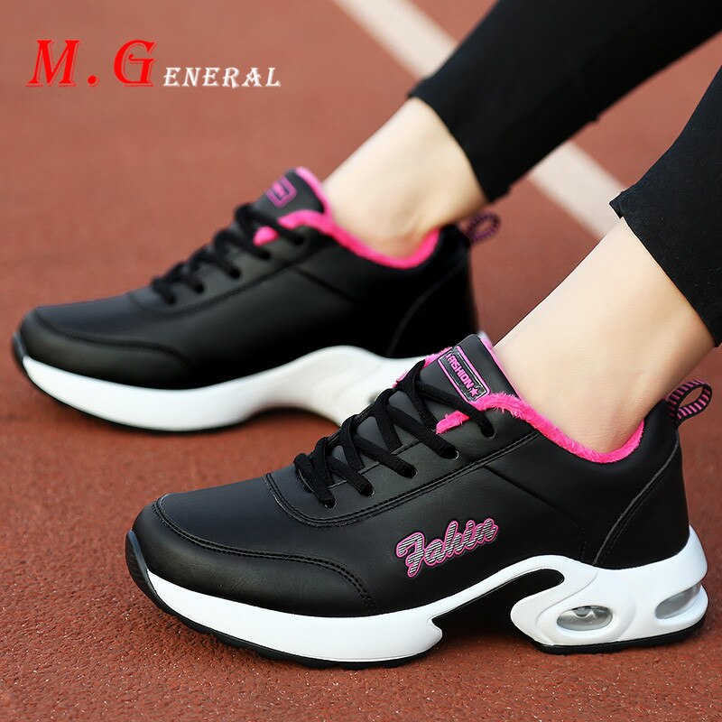 Leather Woman Shoes Sport Women Wedge Sneakers Women's Lowe Running Shoes Woman Warm Sports Shoes Ladies Air Chaussure Shoes B63