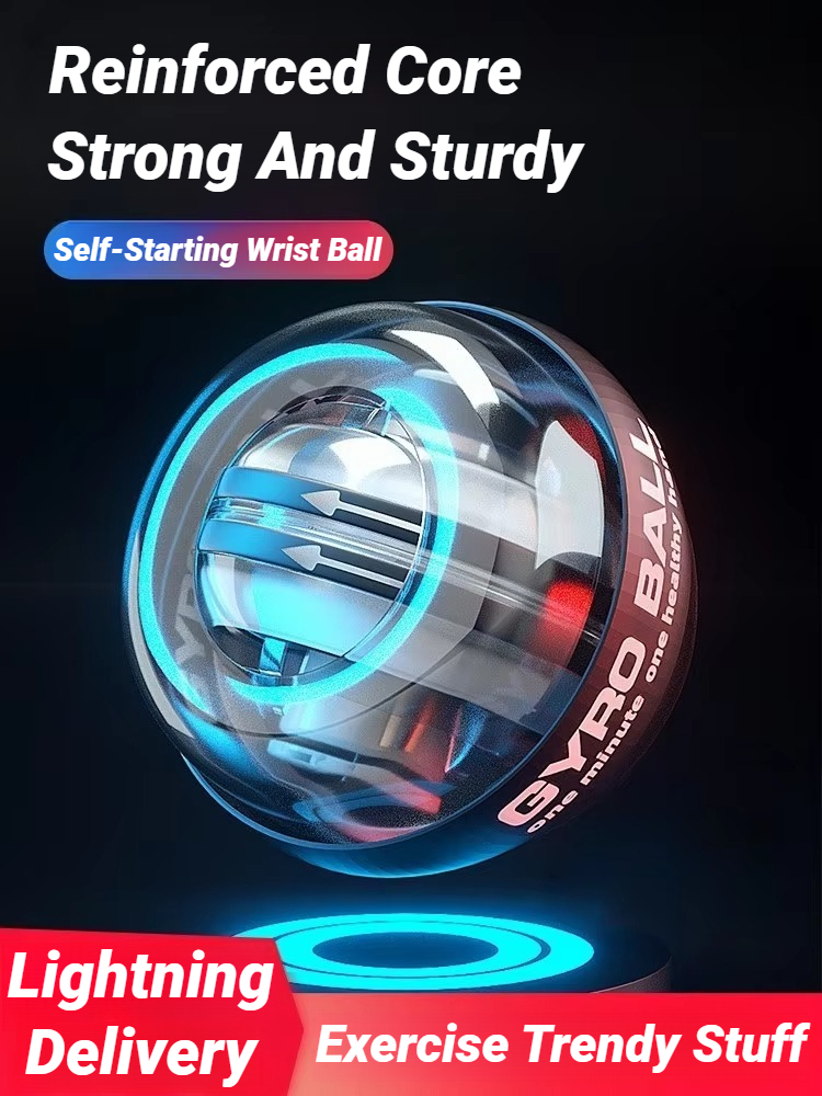 Gyroball Powerball ejercitador de antebrazo equipo de Fitness muscular giroscopio Power Ball giroscopio refuerzo de muñeca entrenador ejercicio de mano