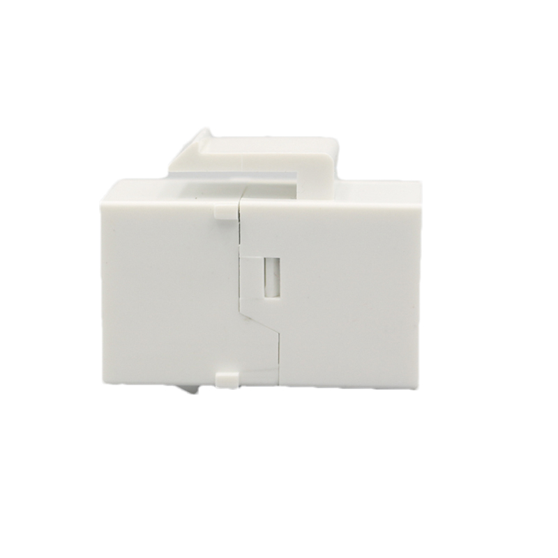 White Color Pass Through RJ11 CAT3 Connector Female To Female Phone Plug Telephone Extender Keystone Jack Socket Insert Kit