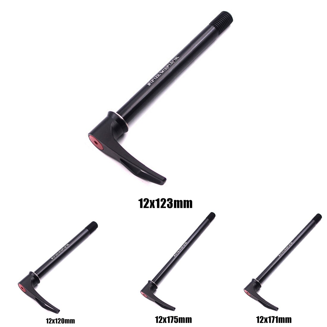 Road Bike Bicycle Front Fork Frame Rear Thru Axle 12MM Aluminum Skewer Aging Resistance