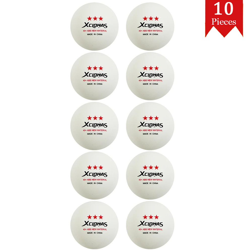 XCLOHAS 3 Star Table Tennis Ball Material ABS Plastic 10-100PCS Ping Pong Balls 40mm Training Table Tennis Ball: PURPLE