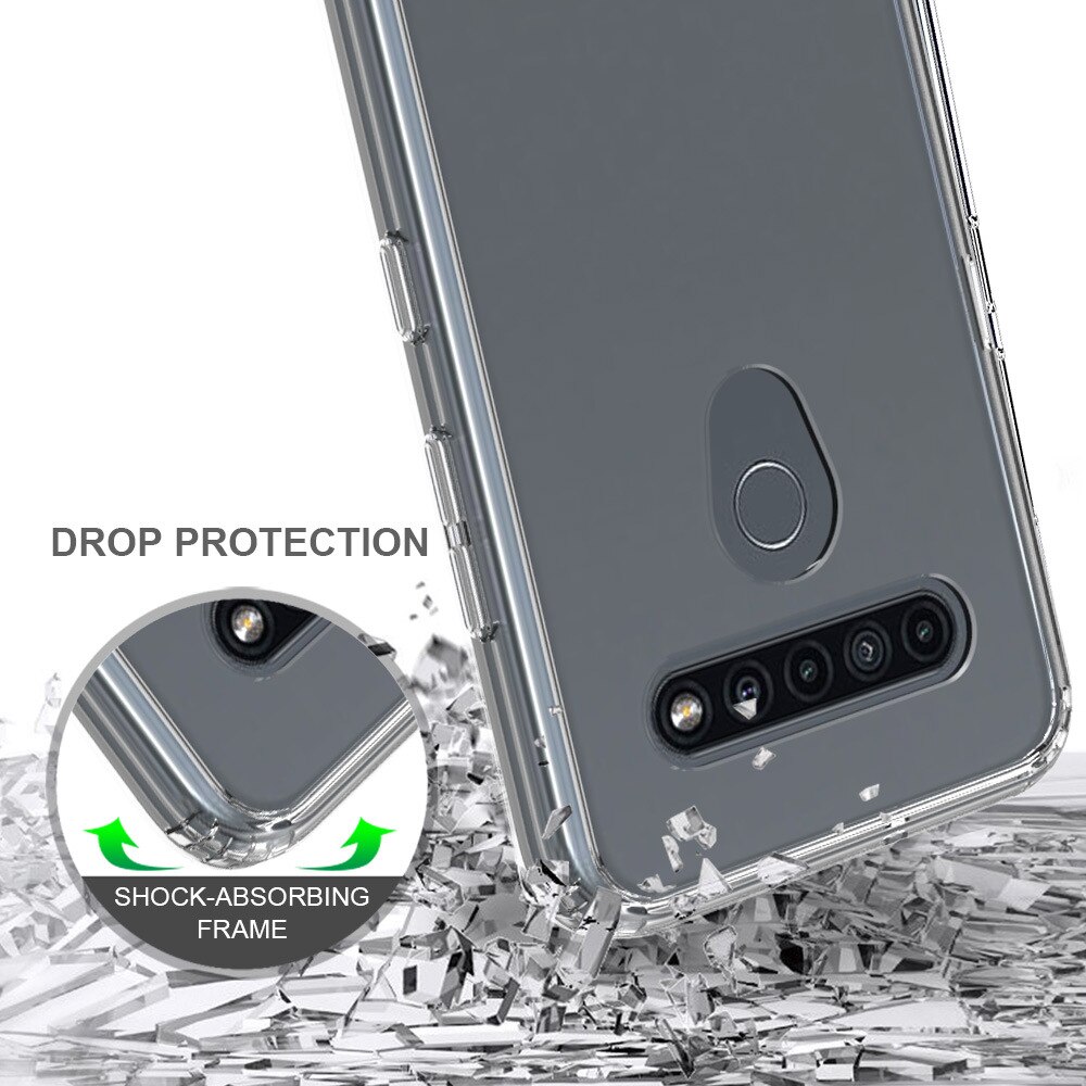 Voor Lg K41S / K40S / K40 Case Crystal Hybrid Bumper Clear Phone Case Voor Lg K50S K50 Q51 K51 k61 Back Cover Acryl Gevallen K 41S