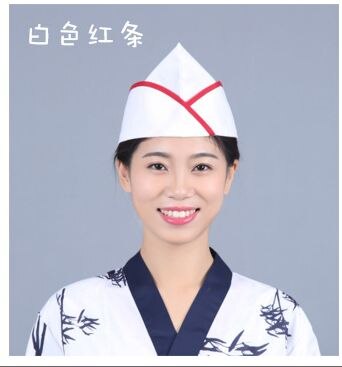 unisex japansk stil sushi kokk lokk matservice kjøkken kantine cozinha topp mester restaurant arbeidsbåt lue: 1