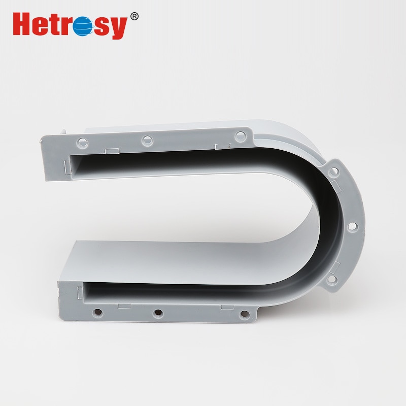 Hetrosy Hardware Plastic U Shape Drawer Slot Accessories Under the Sink For Cabinet Drawer Waterproof Baffle Fittings