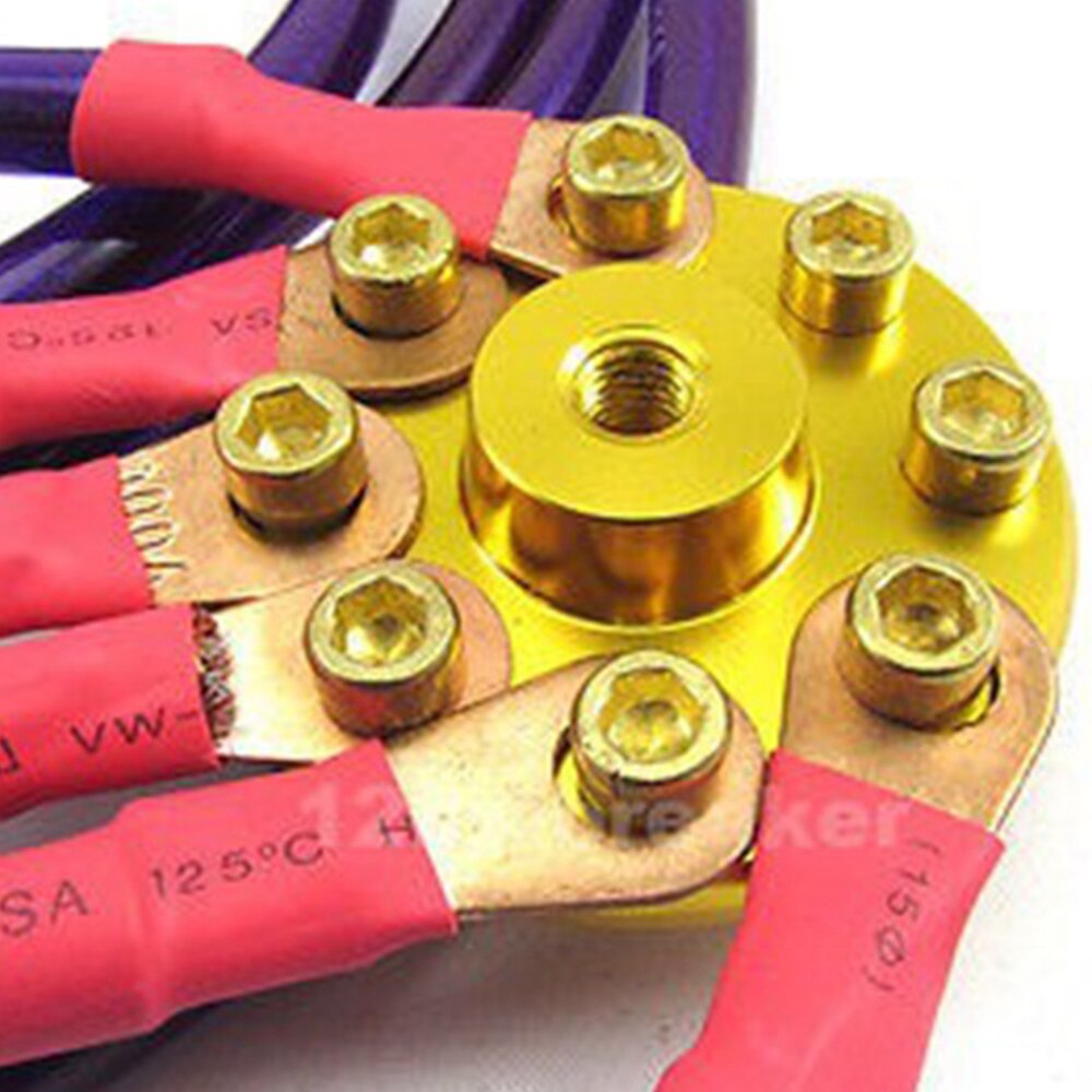 Durable 6 Point Grounding Ground Wire Performance Cable System Car Car Grounding Wire Set