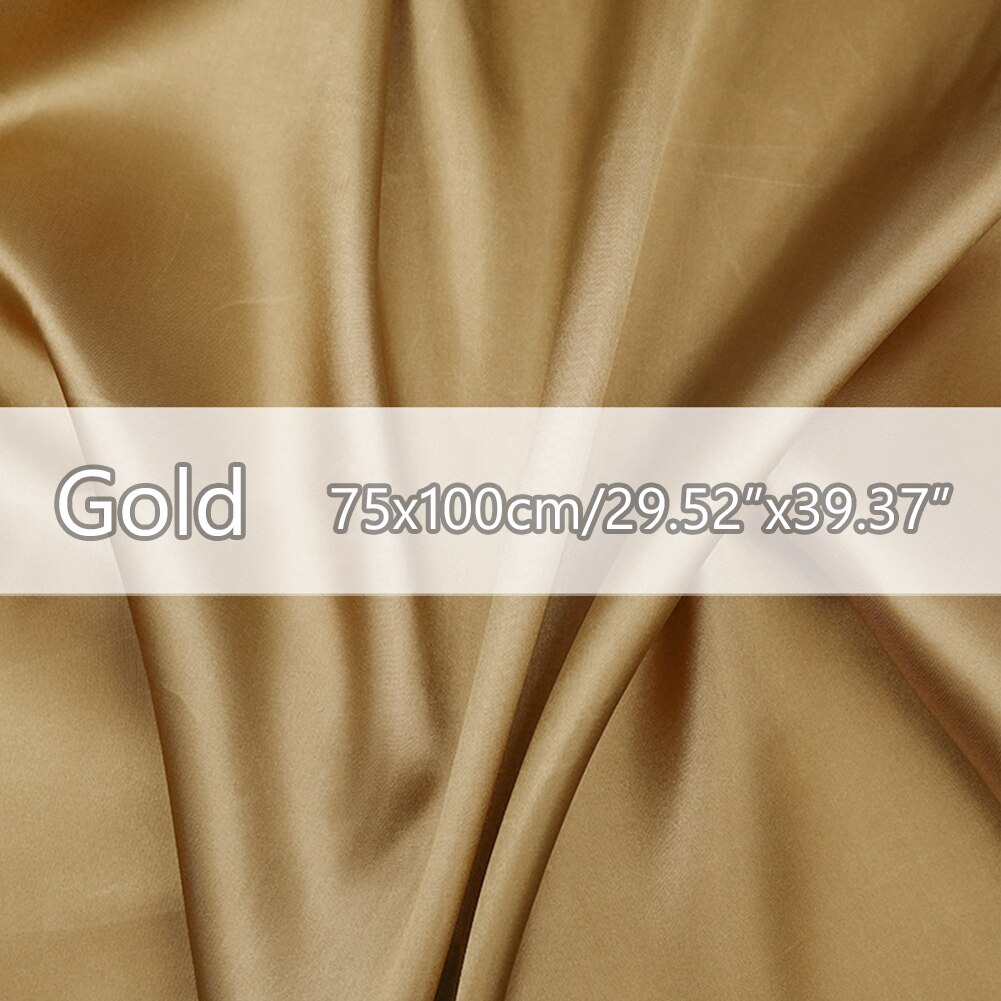 INS Photo Photography Backdrops Artificial Silk Mercerized Cloth Studio Shoot Material Background for Cosmetic Ring Jewelry: Gold