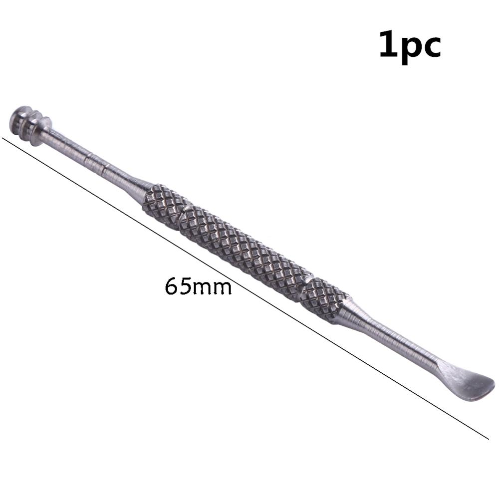 1/7 Uds. Juego de recolectores de cera de oído removedor de cera de acero inoxidable Curette limpiador de pico de oído limpiador de cuchara cuidado de oído herramienta de limpieza: 1pc