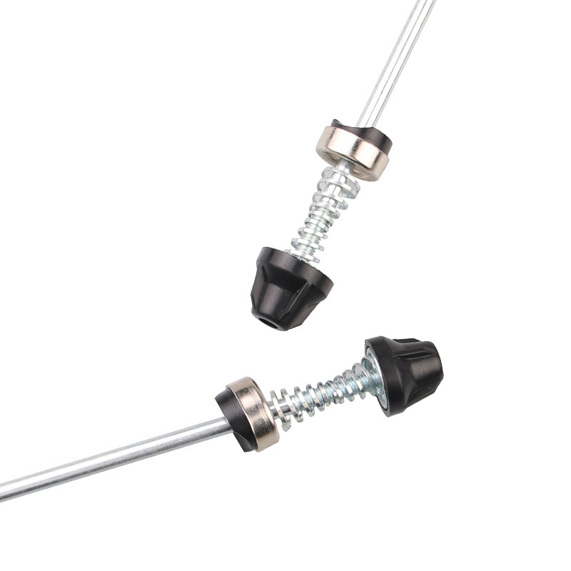 Adaptateur de vélo à dégagement rapide, 1 paire de brochettes de moyeu de roue avant et arrière, axe de vélo de route en aluminium ultraléger à dégagement rapide