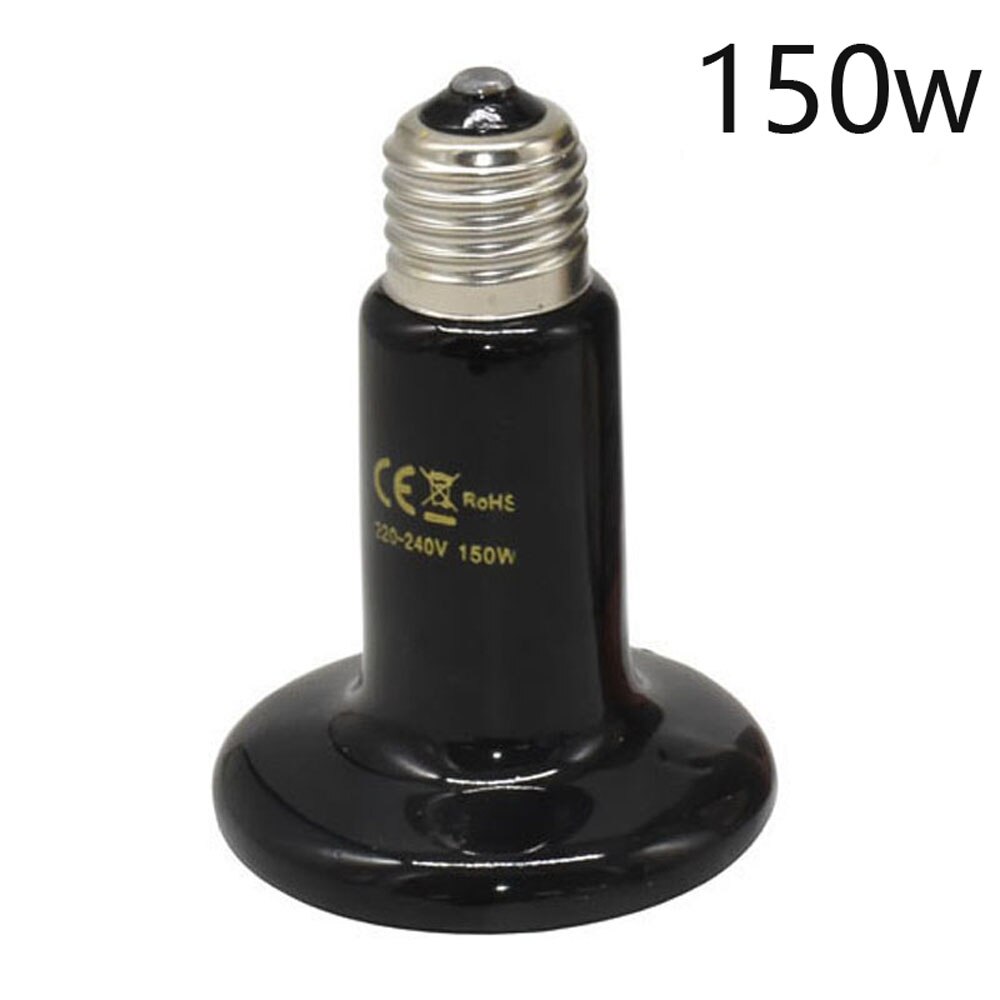 9 Pcs Ceramic 220V heating lamp Chick Tortoises Lizard Spider Pet heat lamp Hedgehog Reptile heater 25W-200W: 150W