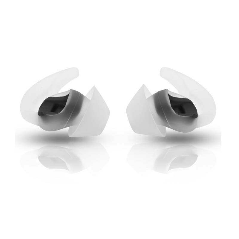 Geschikt Voor Bose Quietcontrol 30 QC30 QC20 QC20i Soundsport Draadloze Siliconen Oordopjes Siliconen Mouw Haaienvin Oorbeschermers: Transparent  M