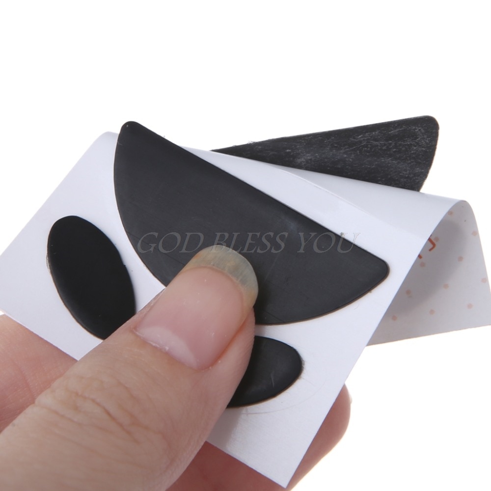 2 Sets 0.6mm Thickness Replacement Mouse Feet Skates for Logitech G100 G100S