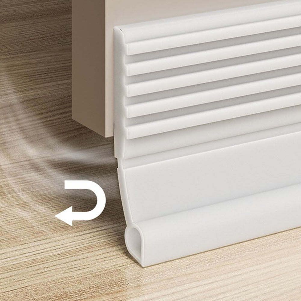 Tetningslist for bunndør tetningslist under døren tetningslister trekkstopper dørpakning kuldesperre vindtette striper