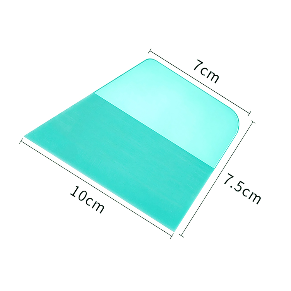 TOFAR Film de fenêtre teinte TPU PPF raclette pour peinture de voiture Film de protection transparent installation grattoir outil d'emballage de vinyle en Fiber de carbone: green