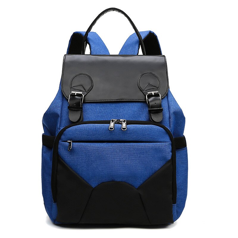 Modern and Trendy/women MOTHER'S Bag Shoulder Hand Multi-functional Large-Volume Mommy Bag Nursing Lightweight Bag: Blue  Excluded Hook