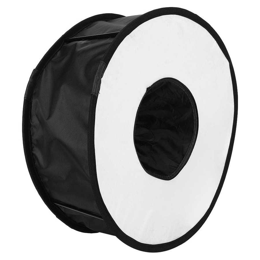 Zwart Plastic Lichtgewicht Draagbare Led Lightsphere Fotografie Zachte Vulling Licht Cover Film