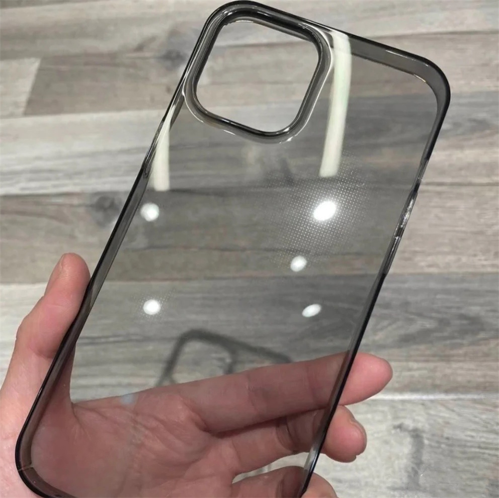 Doorzichtig Zwart Zacht TPU Hoesje Voor Iphone 15 14 13 12 11 Pro Max X Xs Xr 6 7 8 Plus Se Transparante Bescherming Achterkant
