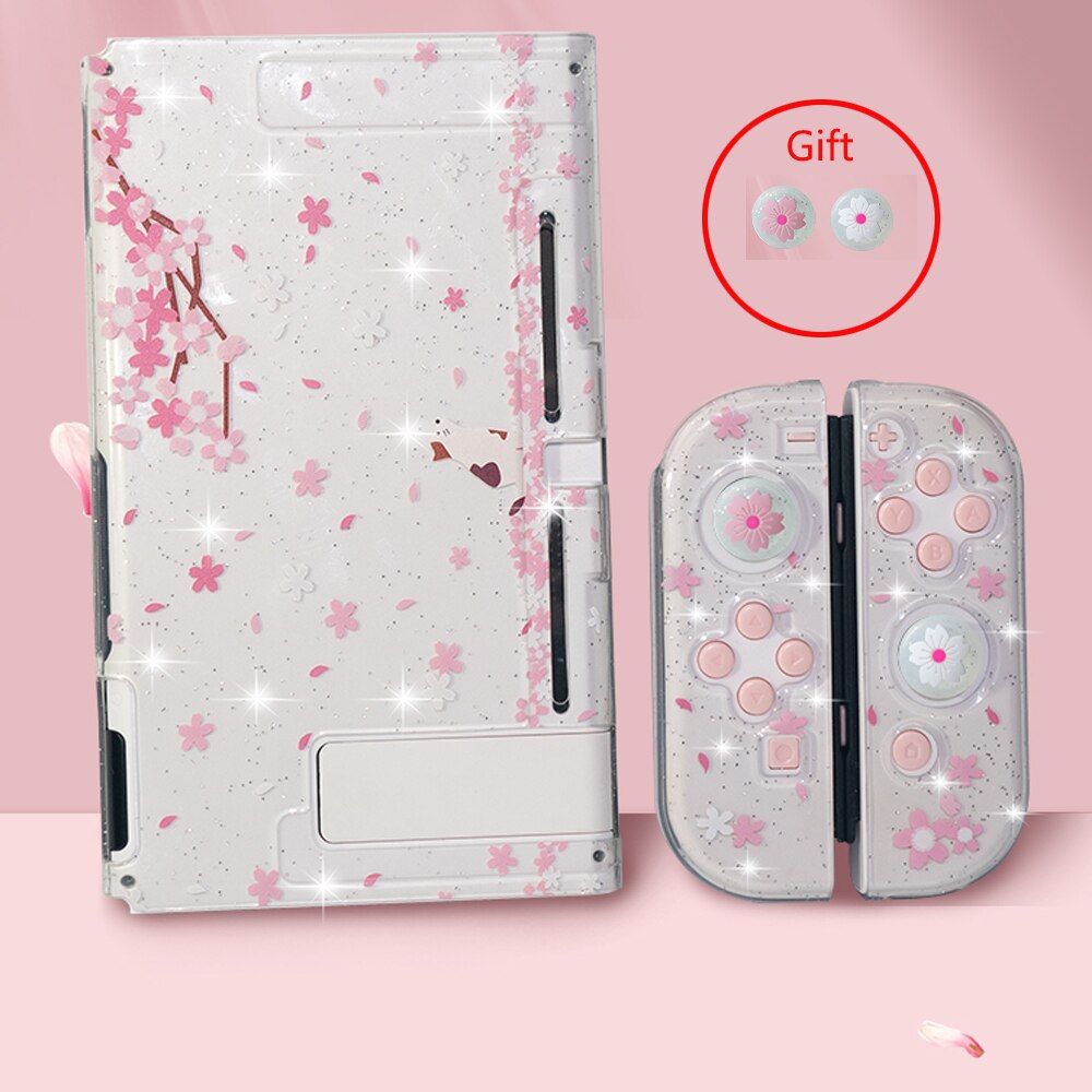 Voor Nintendo Switch Case Beschermhoes Cover Soft Shell Pc Leuke Ns Kawaii Voor Nintendo Switch Huid Console Joycon Accessoires