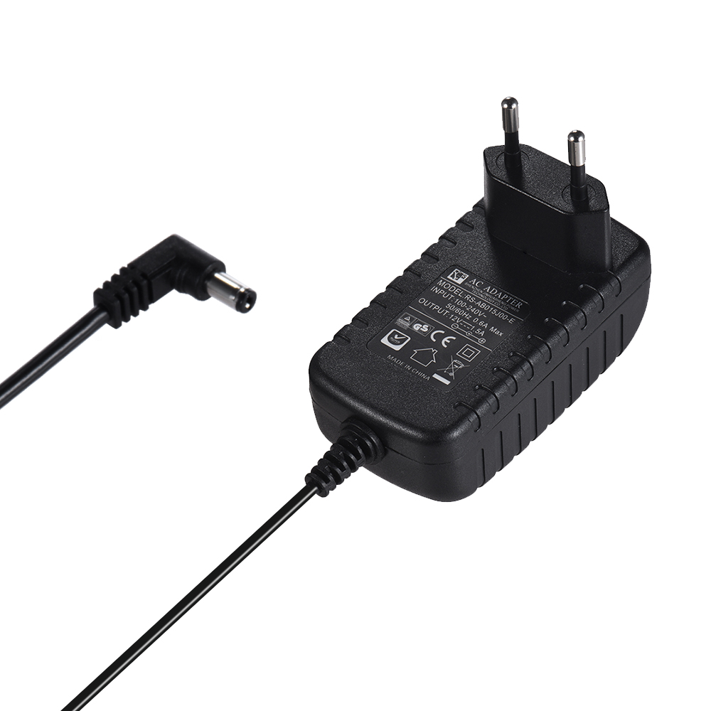 12V 1.5A AC Power Adapter Charger for Viltrox L116T L116B L132T L132B VL-162T LED Video Light Power Adapter Charger 100-240V