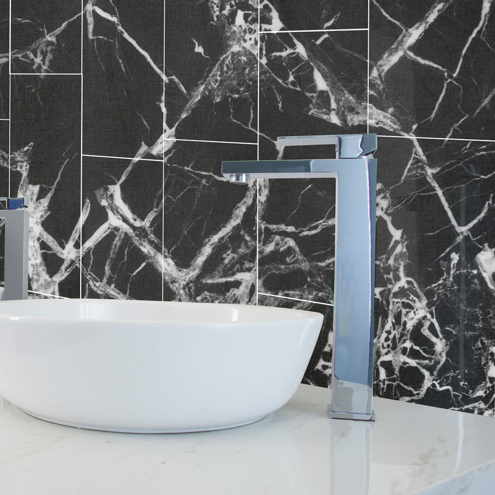 30 x 60cm naturlig marmor effekt krystal pvc film flise klistermærker overfører moderne køkken badeværelse væg klistermærke