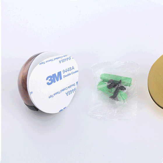 Non Punching Sticker Hidden Stainless Steel Rubber Door Stopper Door Holders Catch Floor Mounted Nail-free Door Stops