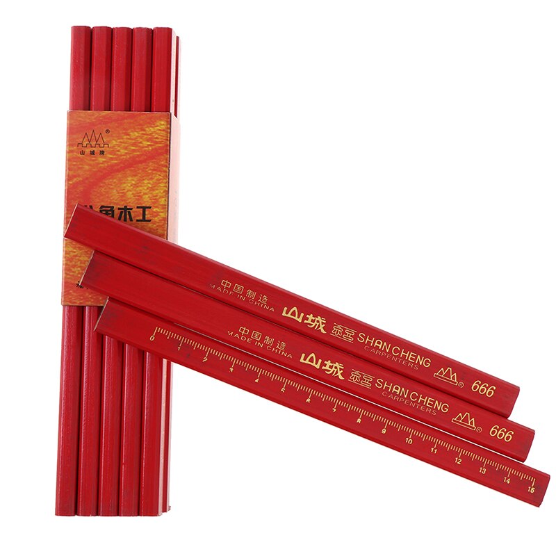 5/10/30 st snickare pennor svart bly för diy builder snickare träarbete hobby