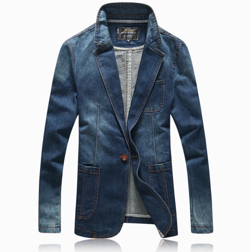 trend of autumn men suits men jeans and leisure suit men's skinny jeans denim jacket suit denim jacket w92