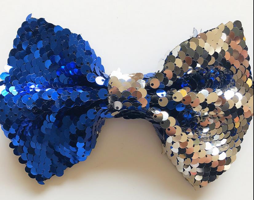 Schattige babymeisjes glitter pailletten strik haarspeld strik haarspeld hoofddeksel: 5