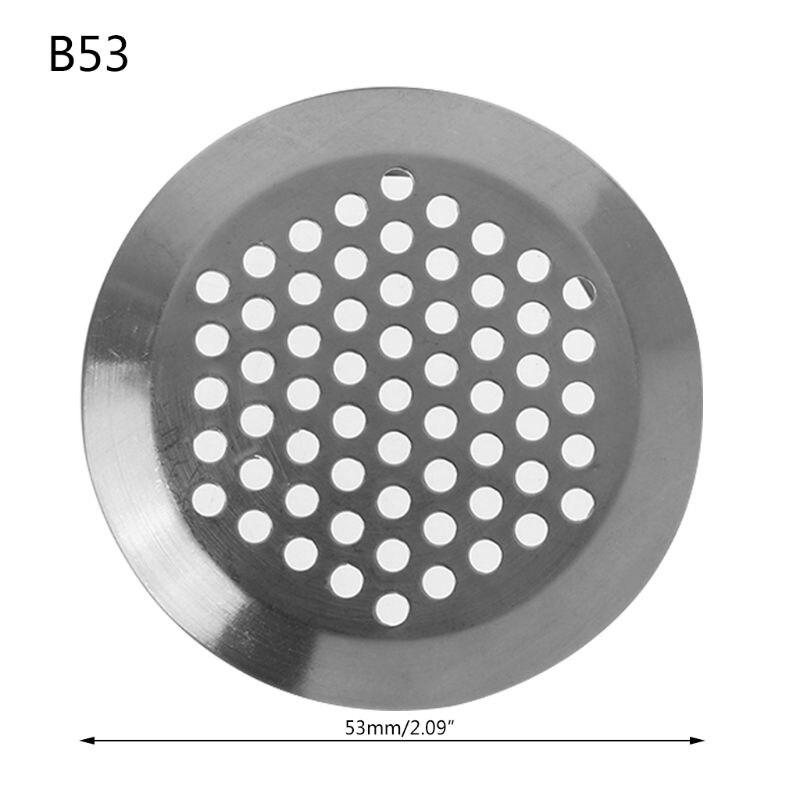 Stainless Steel Air Vent Hole Ventilation Louver Round Shaped Venting Mesh Holes: B53