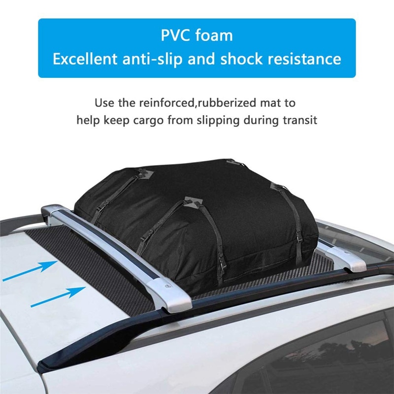 Protection de toit de voiture, Anti-grattoir, cadre de toit de voiture, tapis de maille, Protection de cargaison antidérapante, sac de cargaison pour sac de rangement de toit