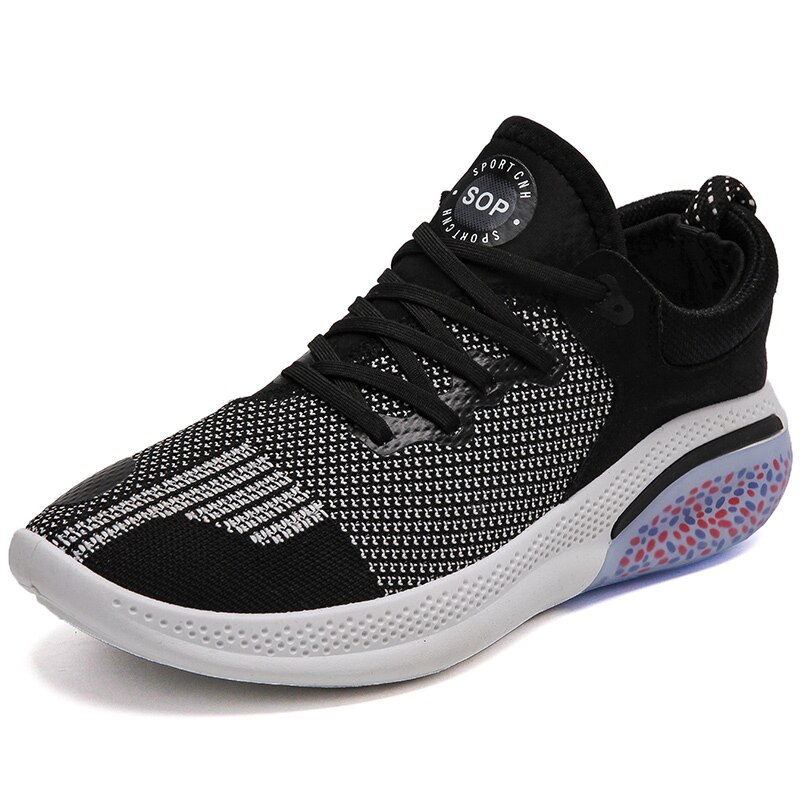 Breathable Holes Summer Men's Shoes Lightweight non-slip casual man sneakers soft men's breathable summer sneakers Air Mesh: Black / 7