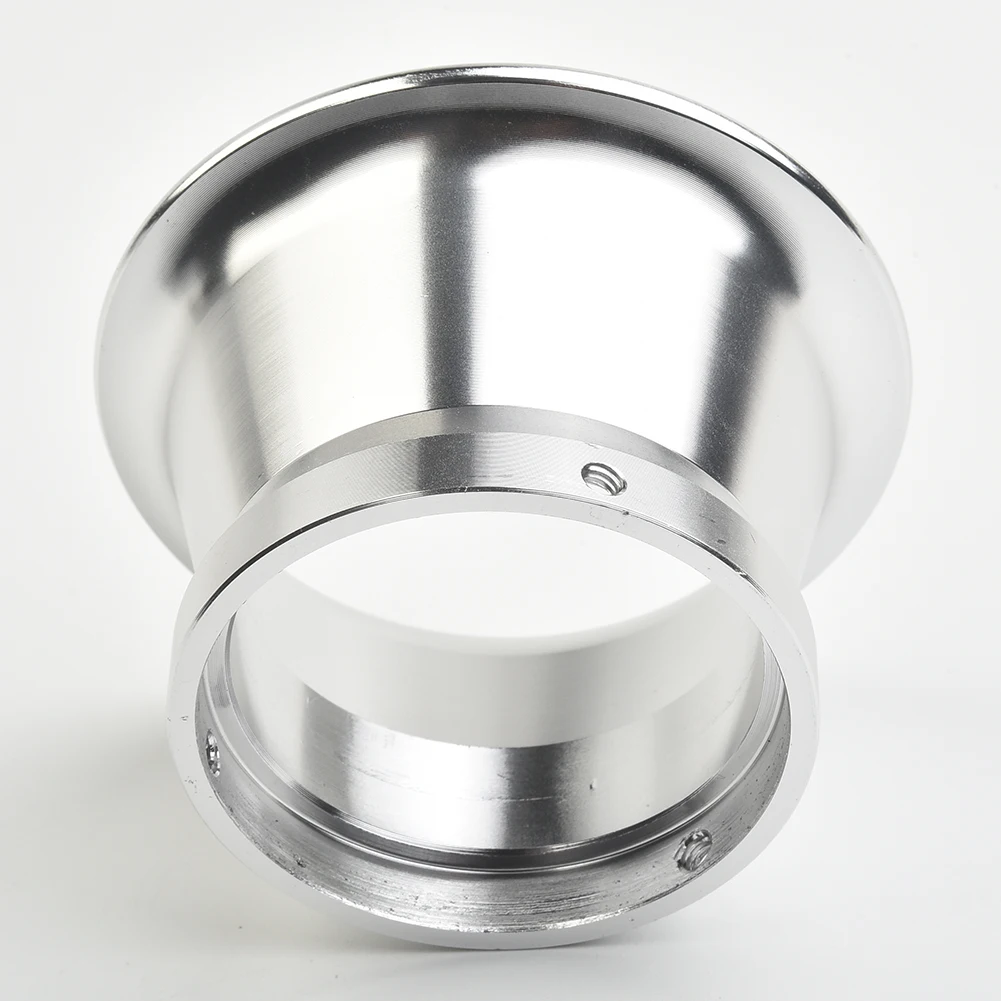 Carburador de liga de alumínio com filtro de ar Chifre de Vento com Parafusos Acessórios de Motocicleta, Prata, 26mm, 28mm, 30mm