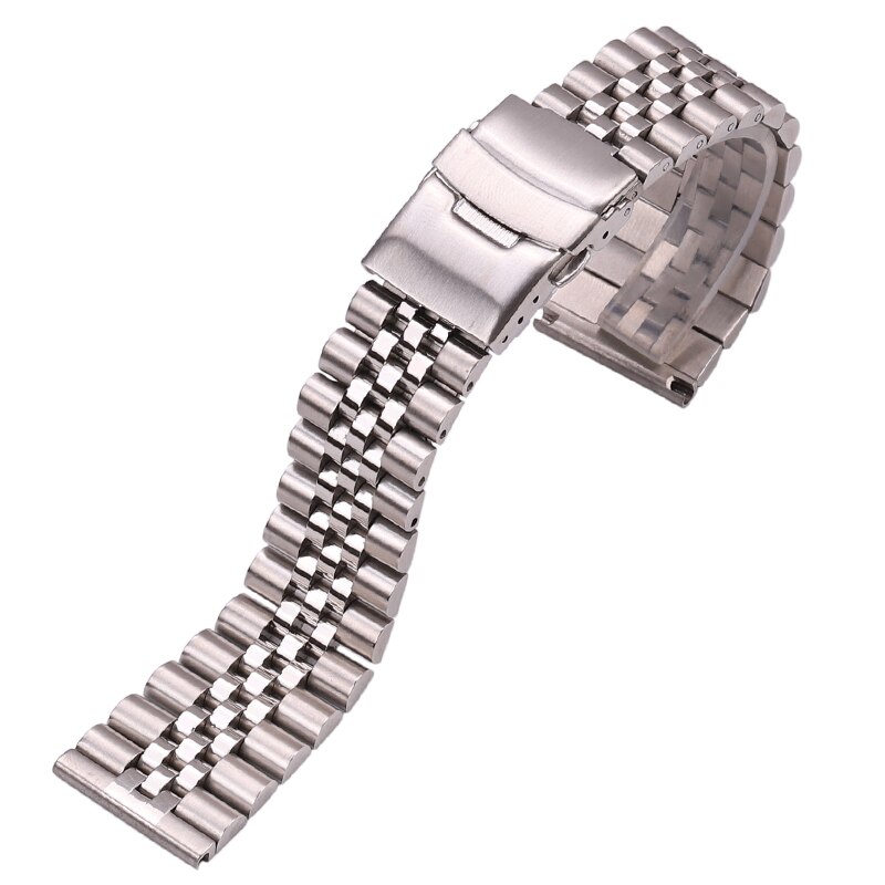 Edelstahl Uhrenarmbänder Frauen Männer Armband 18mm 20mm 22mm 24mm Silber Gerade Ende Uhr Band Strap uhr Zubehör: 20mm