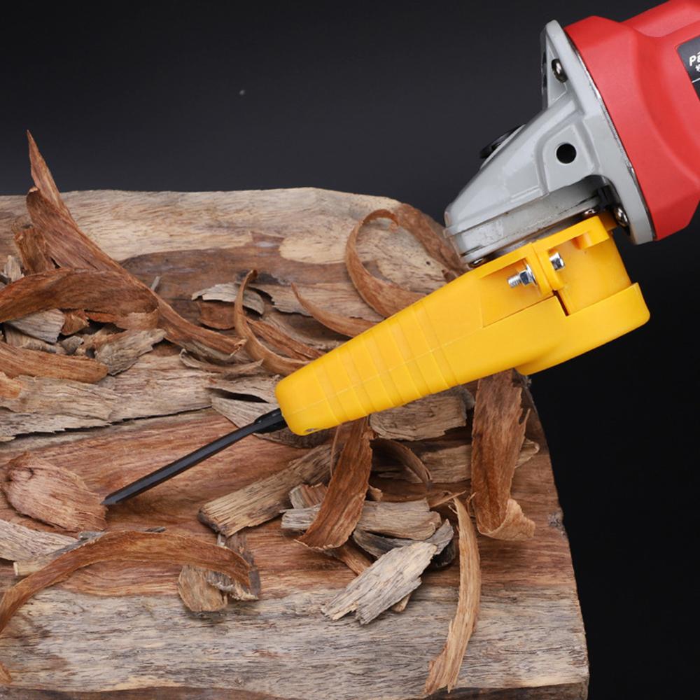 Bois sculpter électrique ciseau support M10 adaptateur ensemble changé 100 meuleuse d'angle puissant ciseau outil de travail du bois