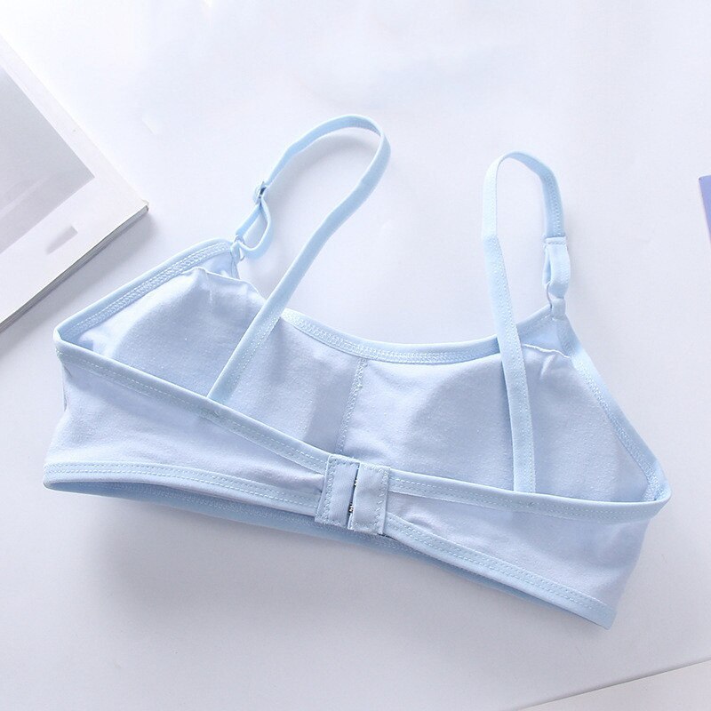Kids Underwear Cotton Teen Training Bra for Girls Teenager Breathable Girl Vest Bras Children Clothing Random Color Training Bra