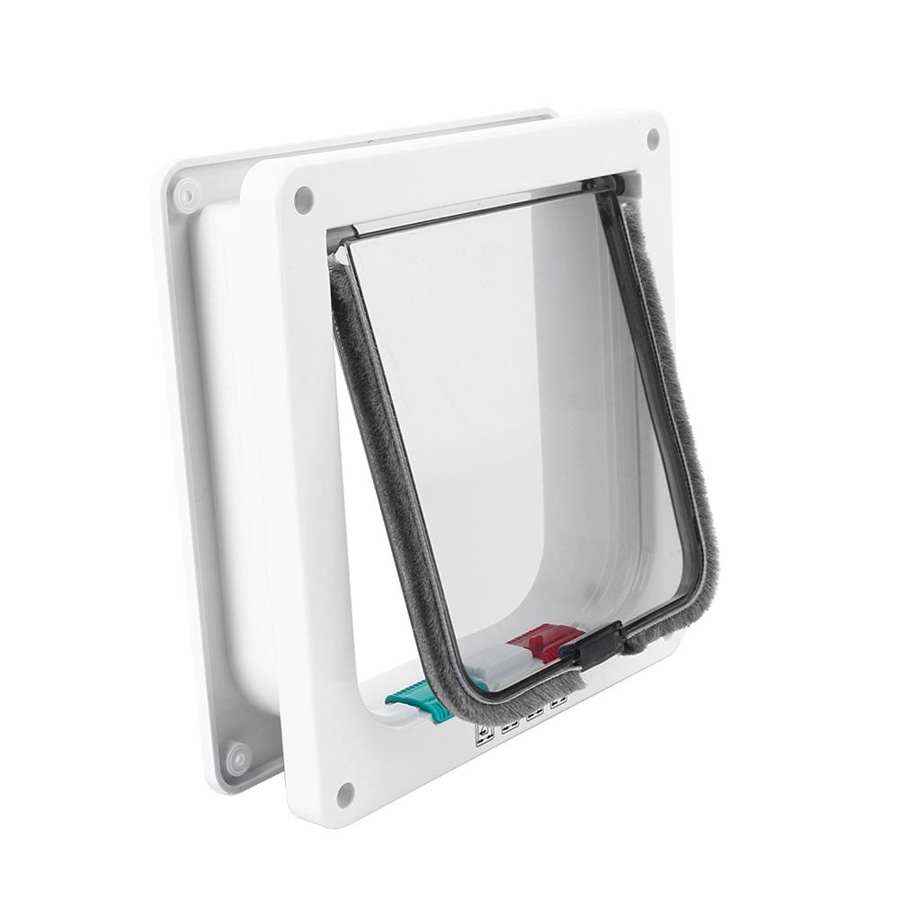 Hond En Kat Deuren Huisdier Deuropeningen Voor Indoor En Outdoor Deuren Magnetische 4-Way Lock Beveiliging Intelligente Controle Huisdier deur