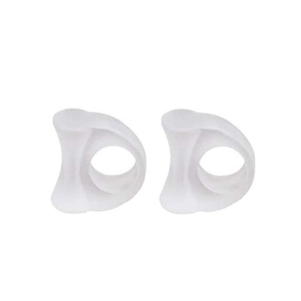 2Pcs Teen Ring Correctie Van Hallux Valgus Teen Separator Verpleging Pad Voetverzorging Orthopedische Richter Grote Teen Separator