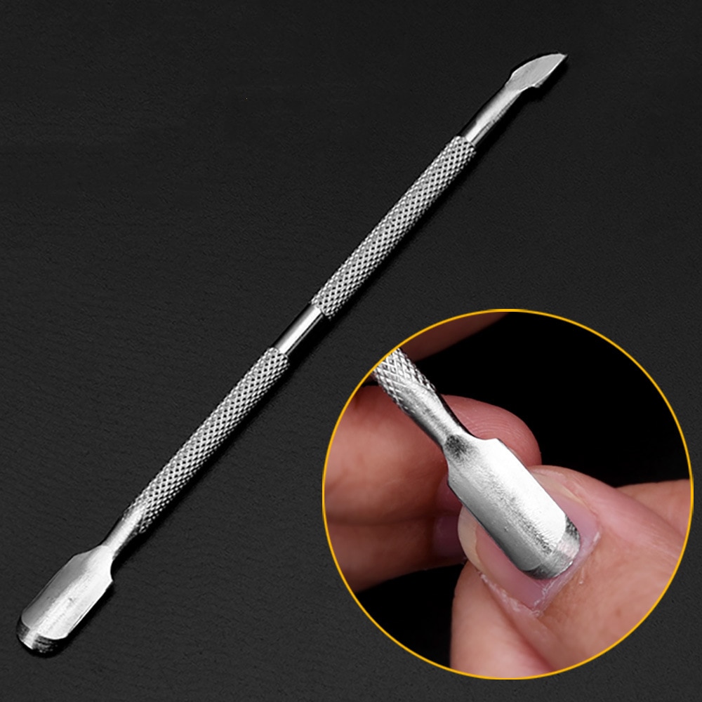 Sheenia 1pc skråhoved neglefjerner kniv-kant holdbar bærbar aflæsning neglekniv håndplejeværktøj doven begynder