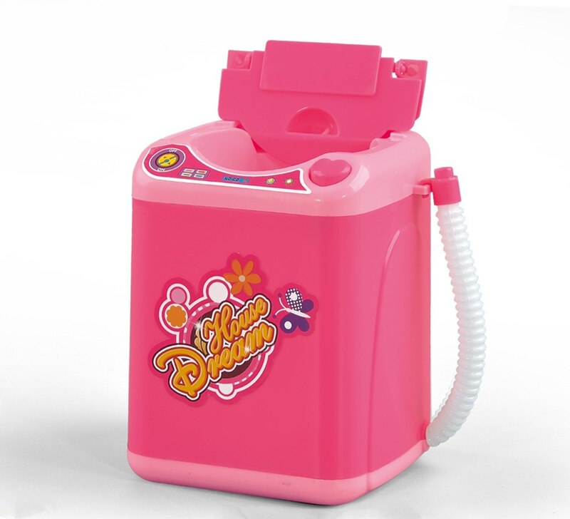 [Funny] Play house toys 4pcs/set Mini Electrical appliances Simulated washing machine Iron Vacuum cleaner Microwave ovetoy toy