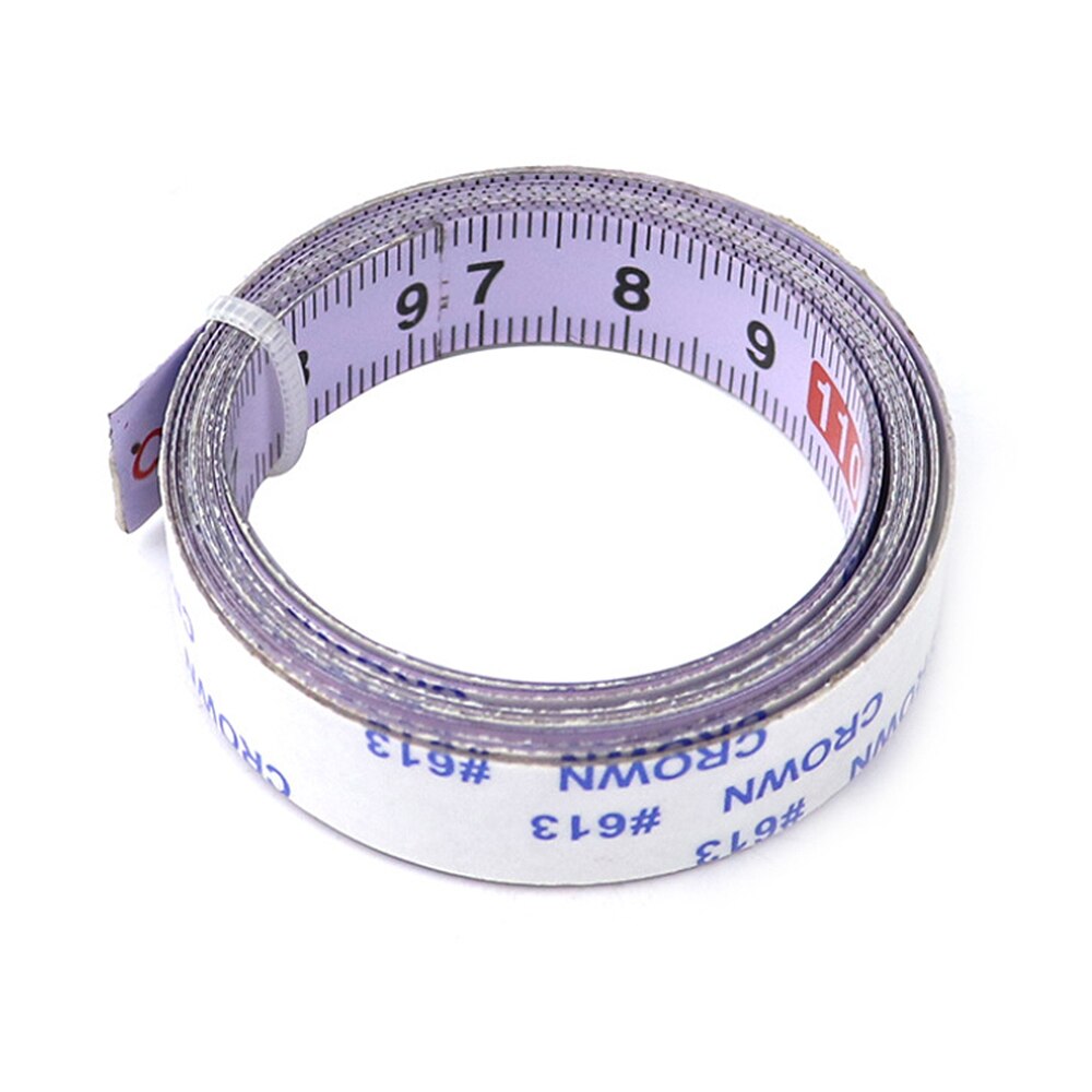 Measure Miter Track Tape Self Adhesive Metric Steel Ruler Miter Saw Scale For T-track Router Table Saw Band Saw Woodworking Tool