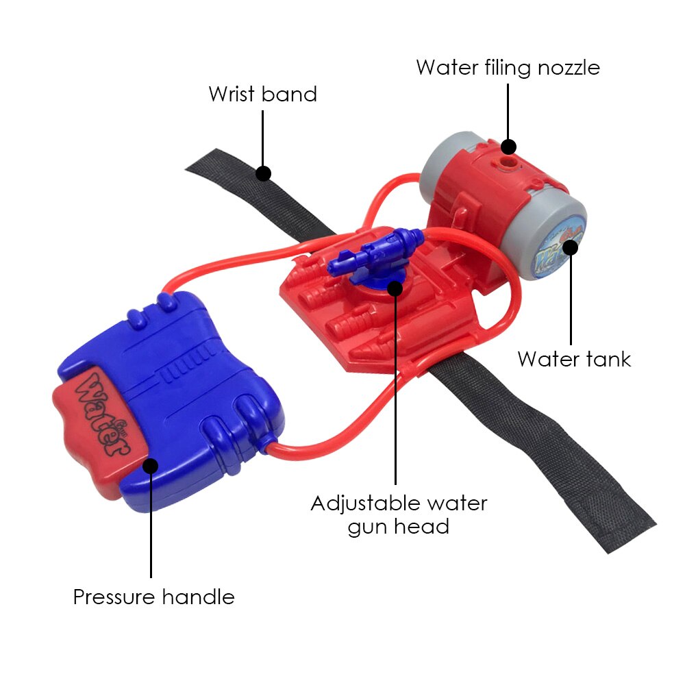 Summer Children wristband hand-held spray pressurized water gun swimming Kids Model toys pool accessories